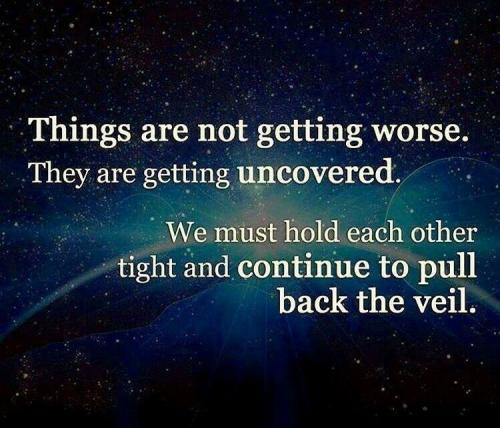 thing are getting uncovered