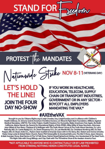 Protest the vax