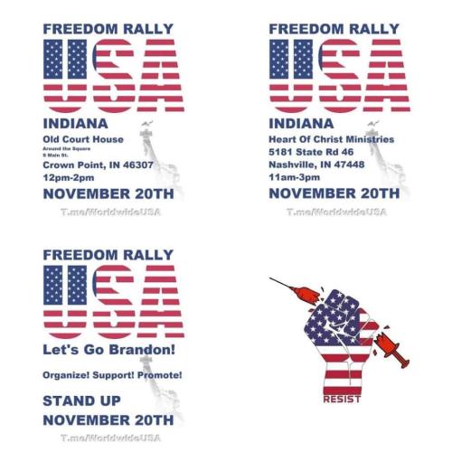 Indiana - Nov 20 - Freedom Rally Locations