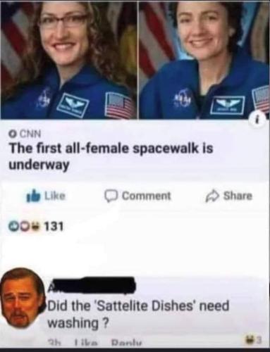 spacewalk dishes