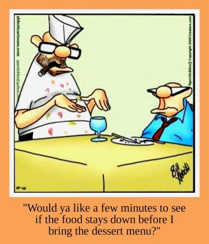 Cartoon - Food Stays Down Before