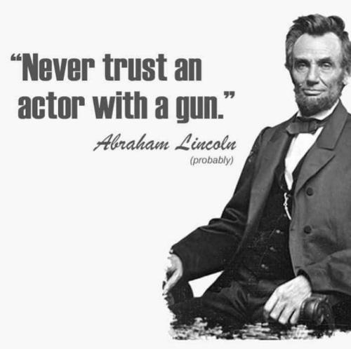 Abrahan Lincoln on Acting