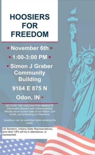 Oden, Indiana - Nov 6