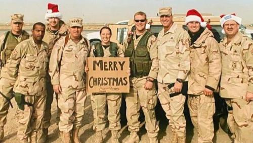 Ahli Babbitt xmas soldier photo