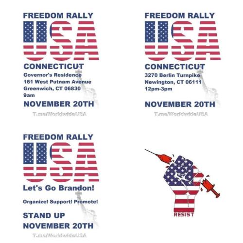Connecticut - Nov 20 - Freedom Rally Locations