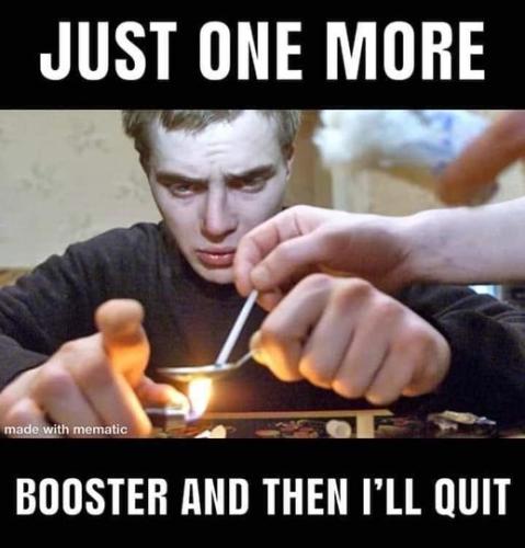just one more booster