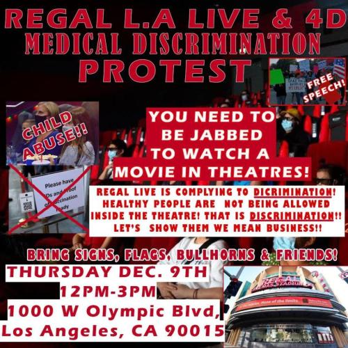 Los Angeles - Dec 9 - Regal Theatres