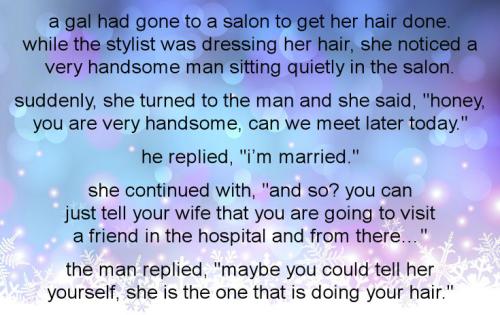 you could ask her yourself