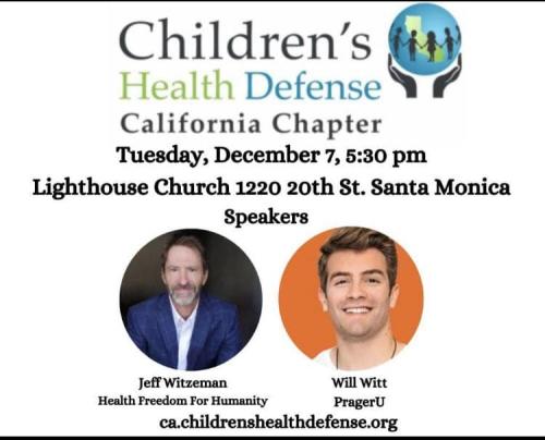 Santa Monica, CA - Dec 7 - CHD CA Chapter Meeting