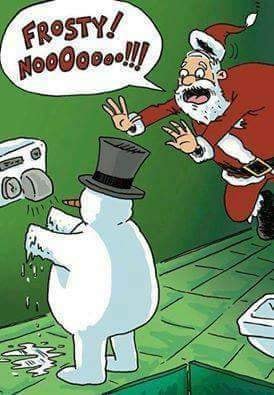 frosty noooo