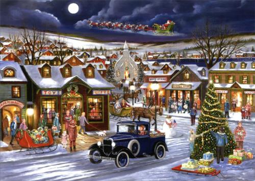 ! 1920's Xmas Village