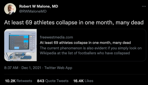 Robert W Malone, MD on Twitter