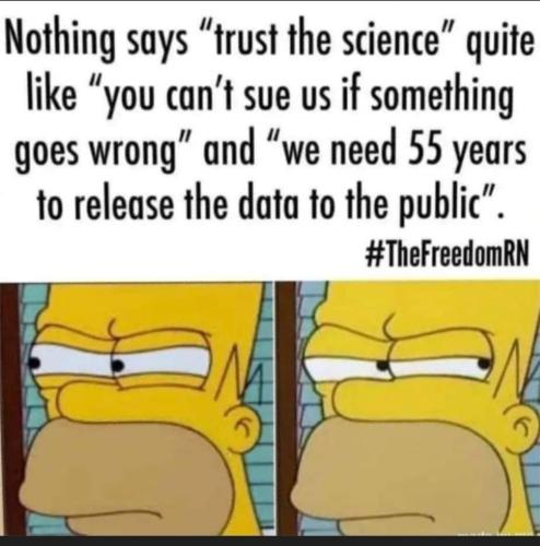 Trust the science