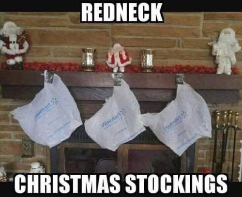 red neck Christmas stockings