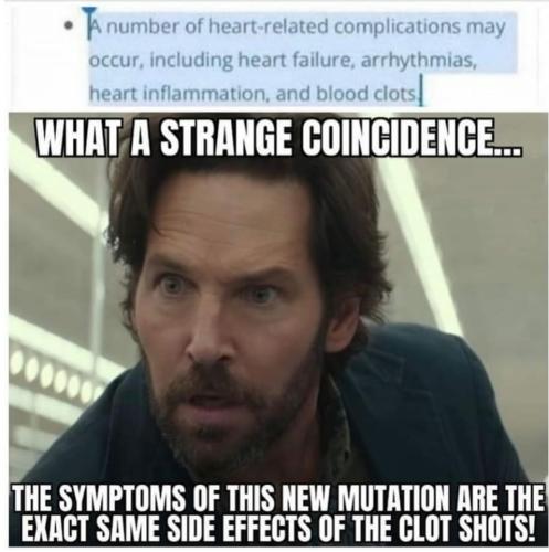 Funny How Covid makes its actual illness traits the new virus traits in a typical slow witted response to control weak minds