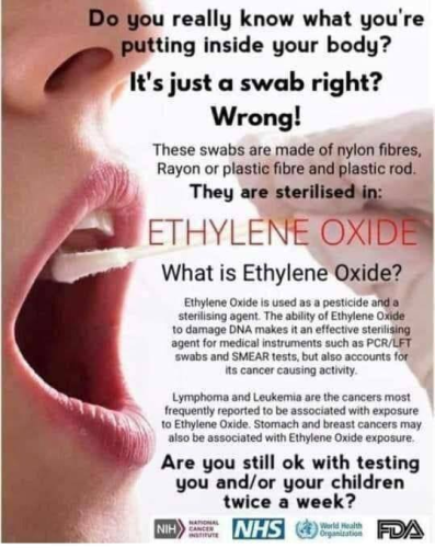 Ethylene Oxide in Swabs
