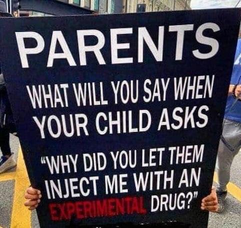Kids ask why vaxxed