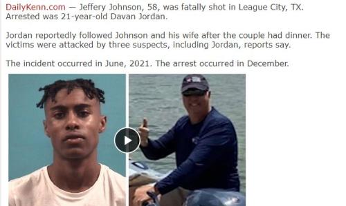 Jeffery Johnson fatally shot in League City, TX - DailyKenn