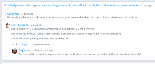 The Hill put gaijinman on timeout in disqus because... Screen Shot 2021-12-12 at 12.58.48 AM
