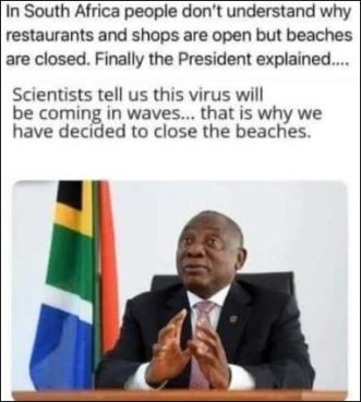 coming in waves