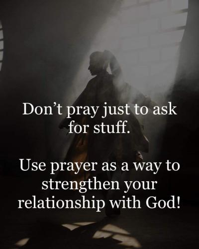 Prayer is the key