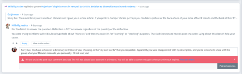 The Hill put gaijinman on timeout in disqus because... Screen Shot 2021-12-12 at 1.01.41 AM