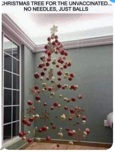 😆😂🤣😄 yep for UNVACCINATED ONLY NO NEEDLES JUST BALLS