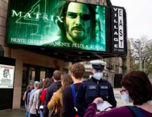 Irony - Matrix movie line (with real Maxtrix enforcement)