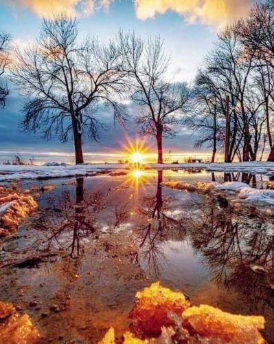 Winter Morning Daybreak