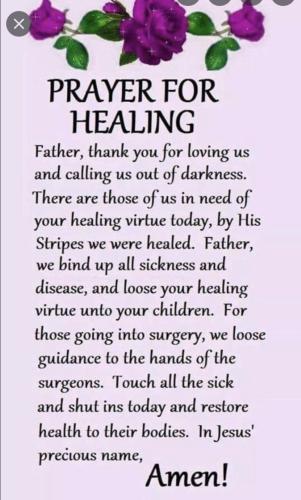 prayer for healing