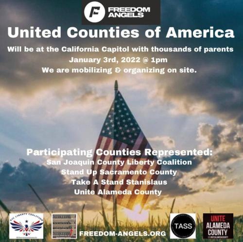 Sacramento, CA - Jan 3 - United Counties of America