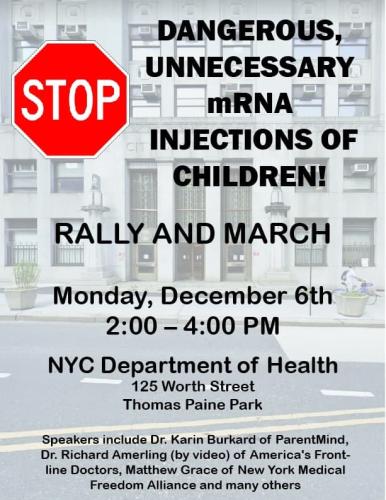 New York, New York - Dec 6