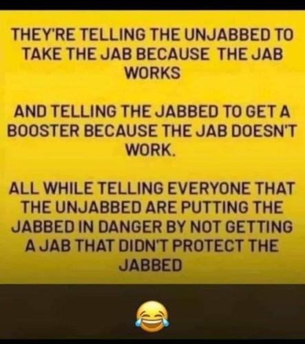 jabbed