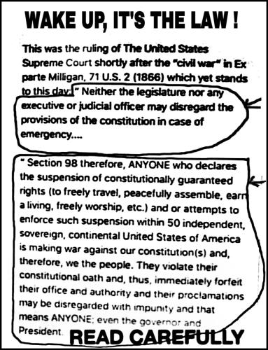 wake up IT'S THE LAW