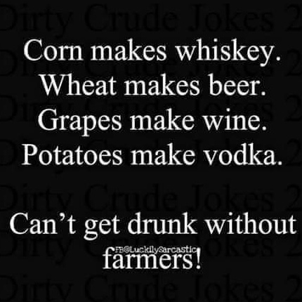 NO FARMER NO DRUNK