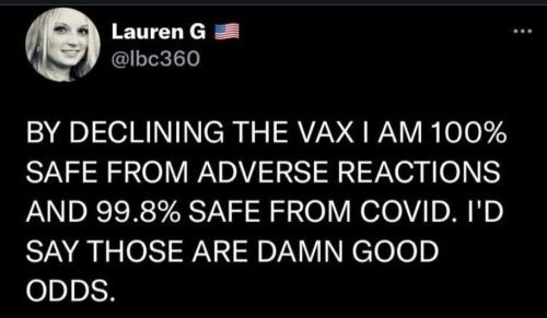 Declining vax results