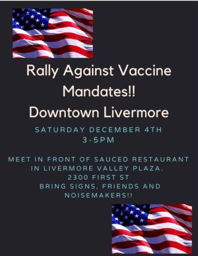 Livermore, CA - Dec 4