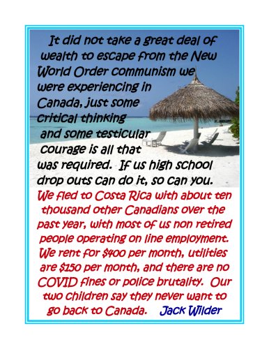 Jack Wilder escape from Canada.