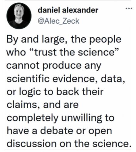 trust the science34