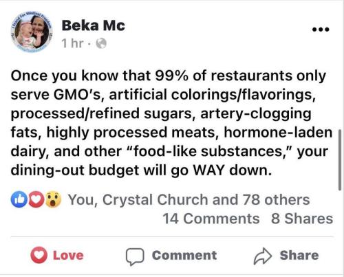 Restaurants and GMO