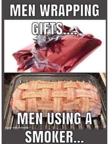 wrapping presents