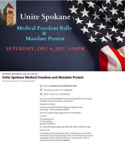 Spokane, Washington - Dec 4