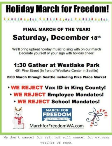 Seattle, Washington - Dec 18