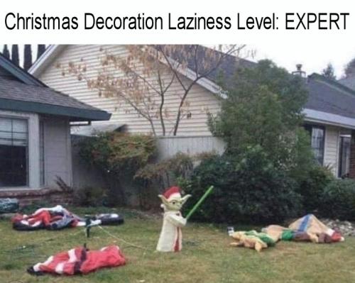 Christmas Decoration Laziness Level EXPERT