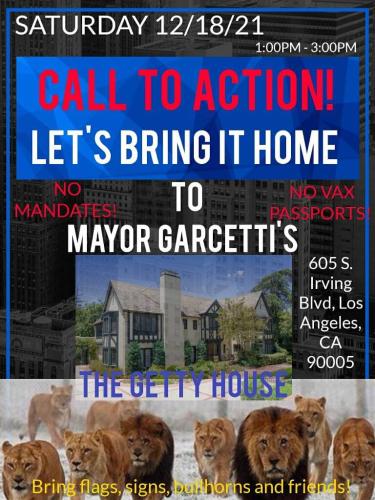 Los Angeles, CA  - Dec 18 - Protest