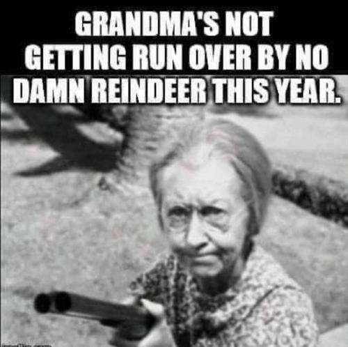 grandma:raindeer f