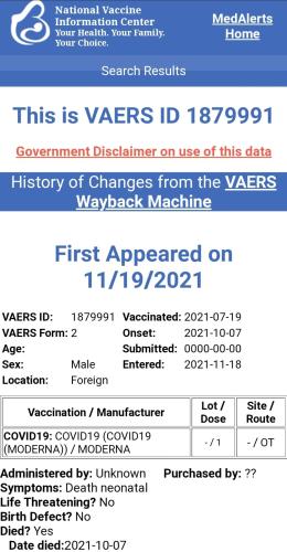 Fully vaccinated mom gave birth to