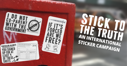 Children's Health Defense Sticker Campaign