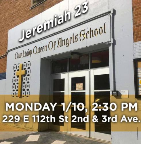 East Harlem, New York - Jan 10, 2022 - Protest