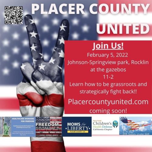 Placer County, CA - FEb 5, 2022 - Grassroots Actvist Training